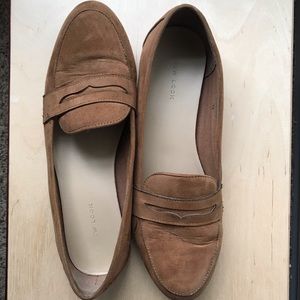 Brown Suede Loafers